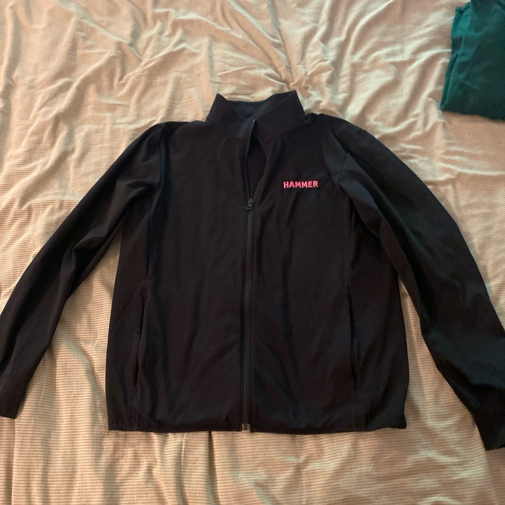 Uniqlo Jacket with Pink Hammer Museum Logo